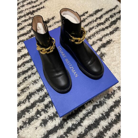 Stuart Weitzman Chain Lift Bootie - Picture 2 of 8